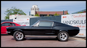 Mustang in black - Silhouette