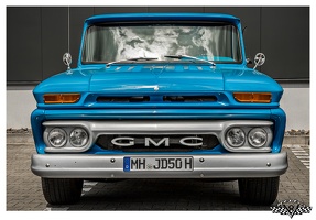 Blue GMC Truck
