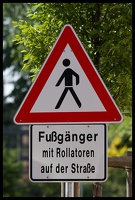 Rollatoren-Warnung